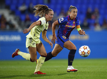 El Barcelona fue muy superior al Arsenal, líder de la WSL. (Arsenal Women)
