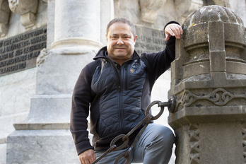 Oskar Zapata. (Iñigo URIZ/FOKU)