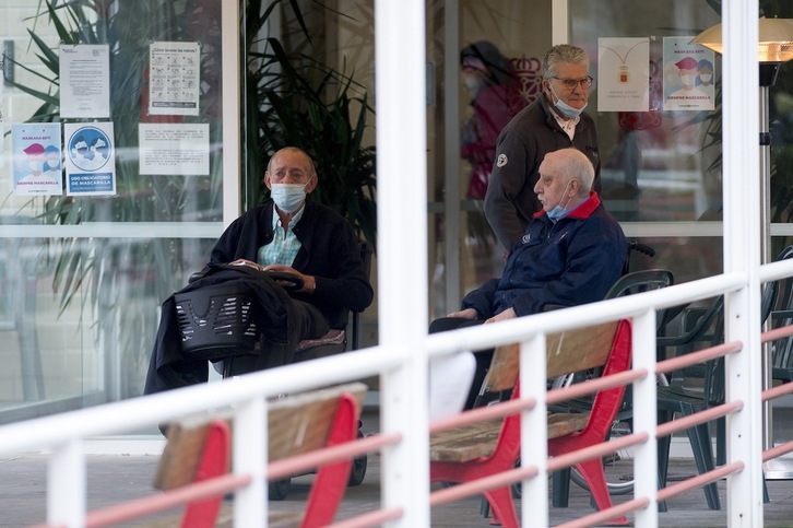 La residencia El Vergel de Iruñea es uno de los centros en los que se realizarán actuaciones aprovechando los fondos europeos. (Iñigo URIZ/FOKU)