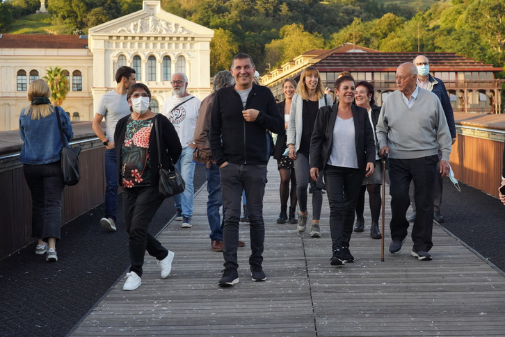 EH Bildu ha presentado la movilización del 20 de noviembre en Bilbo. (Monika DEL VALLE/FOKU)