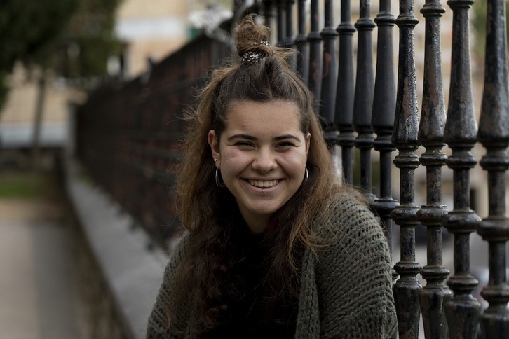 Inge Ugarte Gartziandia Euskal Herriko Neska* Gazteen mugimenduko kidea. (Raul BOGAJO/FOKU)