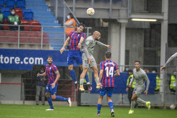 Irabazi arren, Eibarren azken partida ez zen perfektoa izan. (Jaizki Fontaneda/Foku)