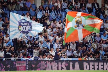 La afición albiazul ha tenido que sufrir mucho antes de saborear la victoria. (@avironrugbypro)