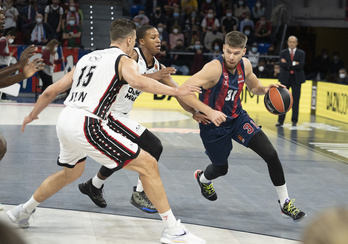 Baskonia tiene que cambiar de chip de nuevo y centarse ahora en la Liga ACB. (Raúl BOGAJO/FOKU)