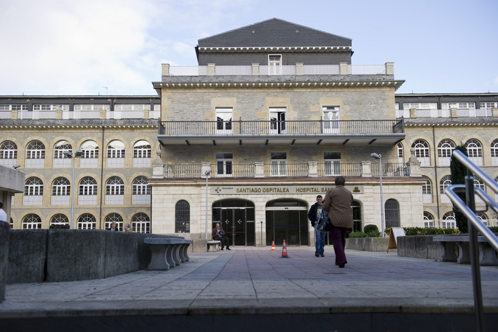 Hospital de Santiago, en Gasteiz, en una imagen de archivo. (Juanan RUIZ/FOKU)