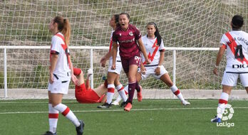 Amaiur, bigoleadora en Vallecas, ya ha marcado seis esta temporada. (LaLiga)