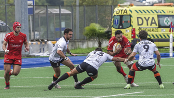 Etxean lortu du lehen garaipena Ampo Ordiziak, Les Abellesen aurka. (Andoni CANELLADA/FOKU)