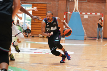 Los puntos de Goudelock no han sido suficientes en Murcia. (Endika PORTILLO/FOKU)