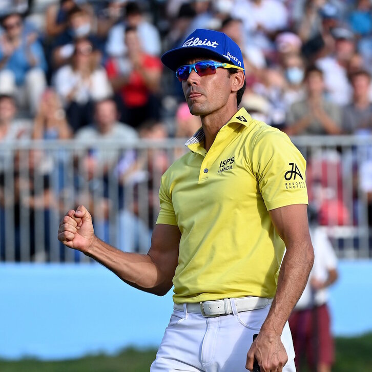 Rafa Cabrera Bello izan da 2021eko Espainiako Irekiko garailea. (EUROPEAN TOUR)