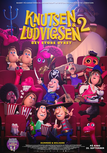 Knudsen, Ludvigsen y el resto de personajes saltan al patio de butacas. (NAIZ)