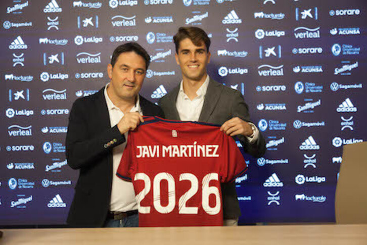 Osasuna apuesta por Javi Martínez como jugador importante de cara al inmediato futuro. (N.M.)