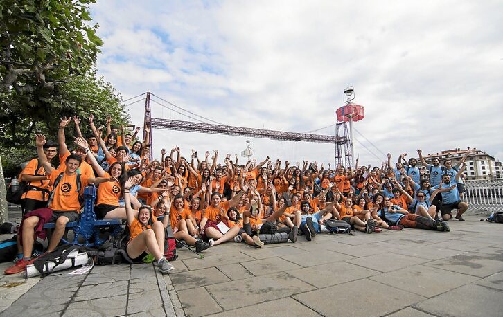 Euskarabenturaren 2018ko edizioaren azken eguna, Portugaleten. (June PRIETO/FOKU)