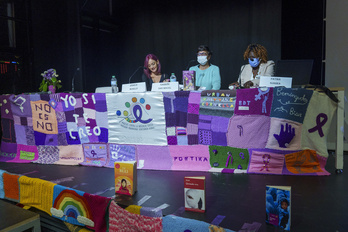 Indarkeria Sexistaren kontrako Matazak taldeak antolatutako jardunaldien une bat. (Gorka RUBIO/FOKU)