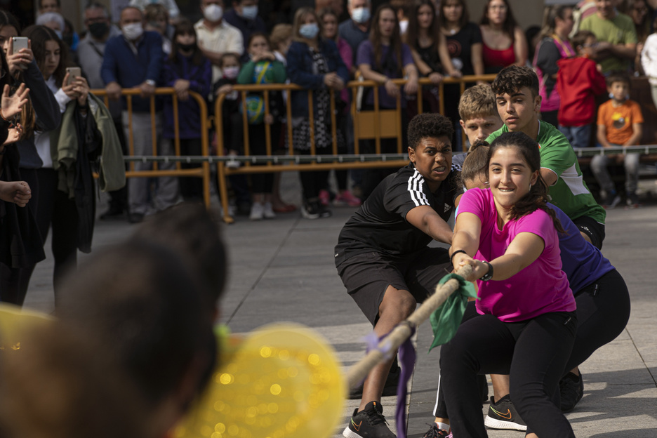 Sokatiran, larunbatean. (Jagoba MANTEROLA/FOKU) Sokatiran, larunbatean. (Jagoba MANTEROLA/FOKU)