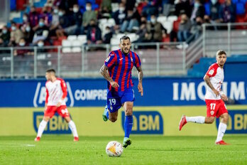 Stoichkov ha marcado siete goles en las seis últimas jornadas. (SD Eibar)