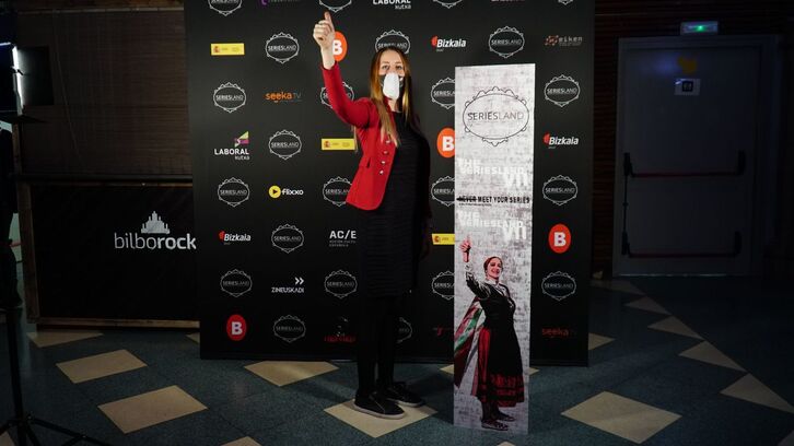 Rose o f Dolls, responsable de Seriesland, avanzó los contenidos de su séptima edición. (Juan Carlos GIMÉNEZ)