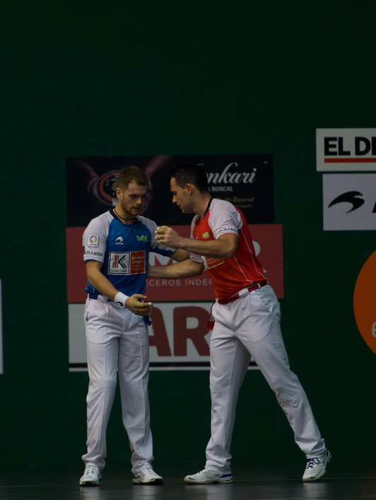 Unai Laso ha superado en todo a Jaka y se la jugará con Urrutikoetxea. (Jon URBE/FOKU)