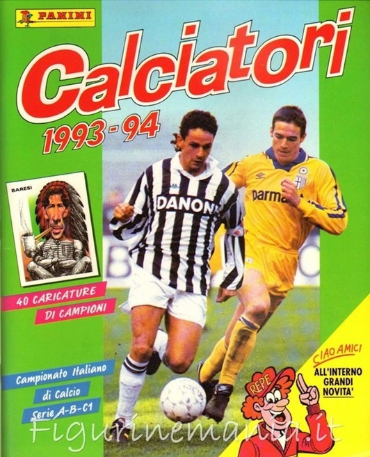 1993-1994 denboraldiko kromoen bilduma.