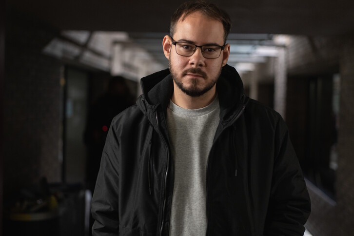 Hasel se encerró el pasado mes de febrero en la Universidad de Lleida arropado por decenas de personas. Allí fue detenido y trasladado a prisión. (Lorena SOPENA/EUROPA PRESS)