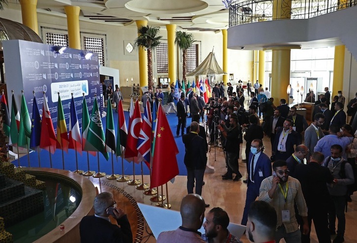 Arranque de la conferencia en la capital libia. (MAHMUD TURKIA-AFP) 