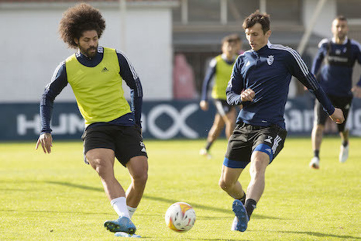 Aridane y Budimir ya están a disposición de Arrasate. (OSASUNA)