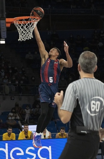 Wade Baldwinen «puntuak» ikusi nahi ditu Dusko Ivanovicek, beste edozeren gainetik. (Raul BOGAJO / FOKU)