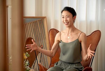 Sae Eun Park, Pariseko Operako Balleteko dantzari nagusia.  Yelim LEE | AFP