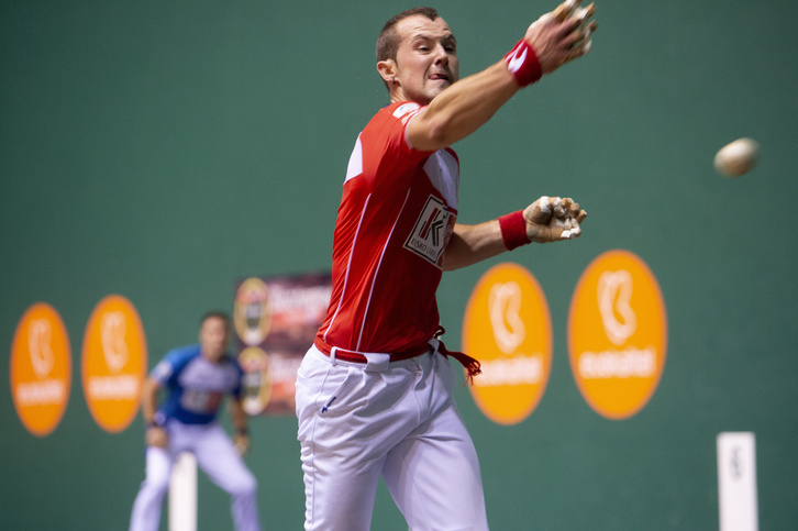 Aitor Elordik bere dohainak erakutsi ahal izan ditu Labriten. (Iñigo URIZ/FOKU)