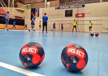 Bidasoa Irun se ha preparado a conciencia para la visita del Pfadi. (Twitter BIDASOA)