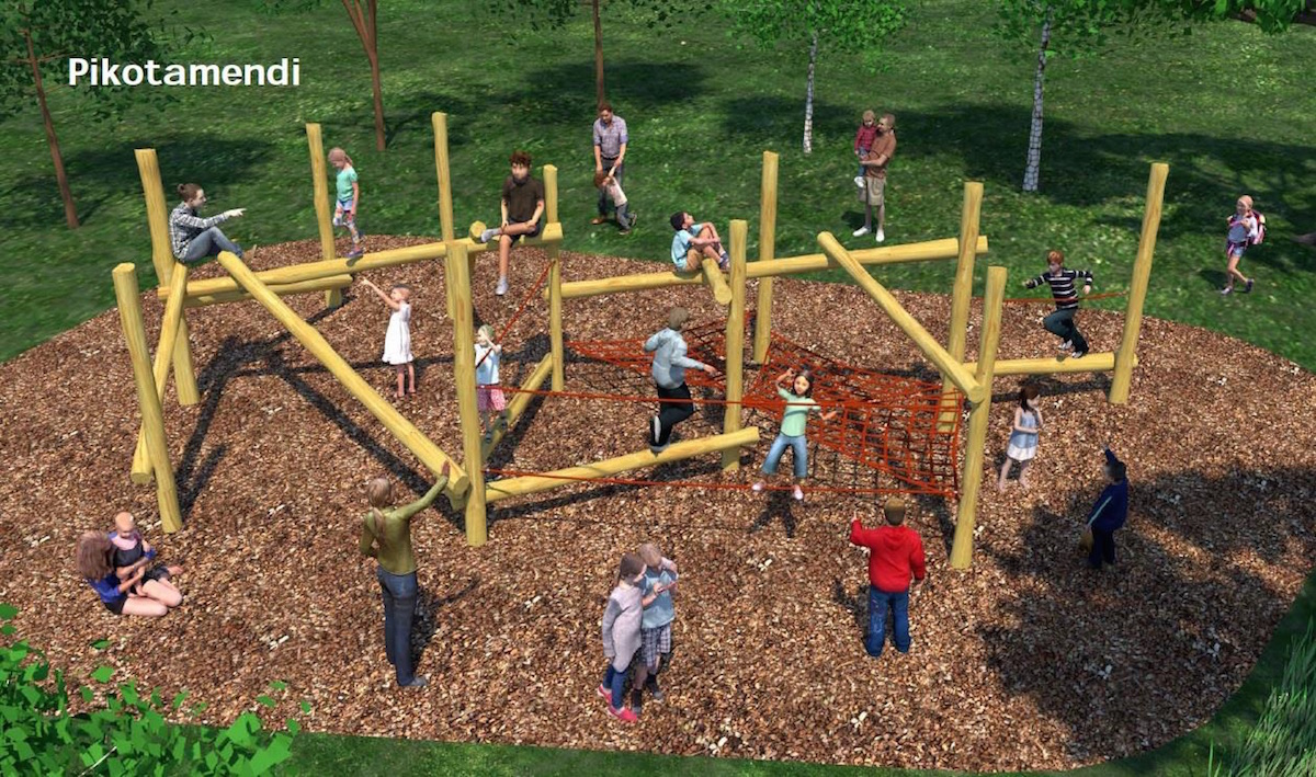 «Al ser una estructura abierta y disponer de zonas estanciales, favorece la socialización y permite un fácil control por parte de las personas al cuidado de las y los menores; e impulsa la socialización», ha añadido.