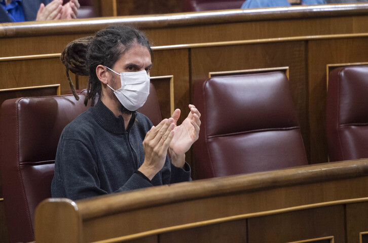 Alberto Rodríguez, en una imagen de archivo en el Congreso. (A. ORTEGA/EUROPA PRESS)
