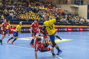 Julen Aginagalde ha sido uno de los artífices de la victoria irundarra. (Gorka RUBIO / FOKU)