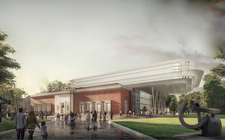 Proyecto de Foster para el museo bilbaino. (MUSEO DE BELLAS ARTES DE BILBO)