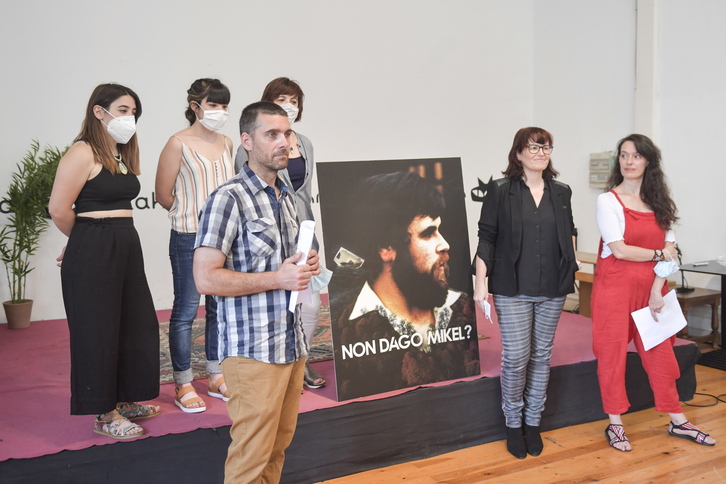 Presentación de la película documental ‘Non dago Mikel?’ (Idoia ZABALETA / FOKU)