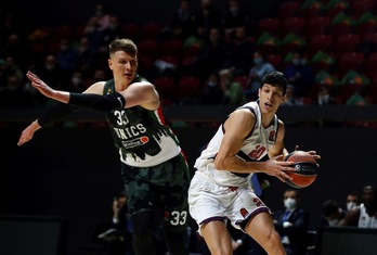 Monacoren aurka hain ongi aritu zen Simone Fontecchiok sekulako egun petrala izan du Kazanen, bere taldekide gehienen antzera. (EUROLEAGUE.NET)