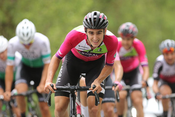 Xabier Isasa ha dado un gran nivel en su segunda temporada como sub’23 en el Laboral Kutxa. (Oskar MATXIN/FOKU)