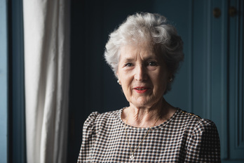 Maritxu Etchandy Ithurralde préside la Société des amis du Musée Basque depuis 2012. © Guillaume FAUVEAU.