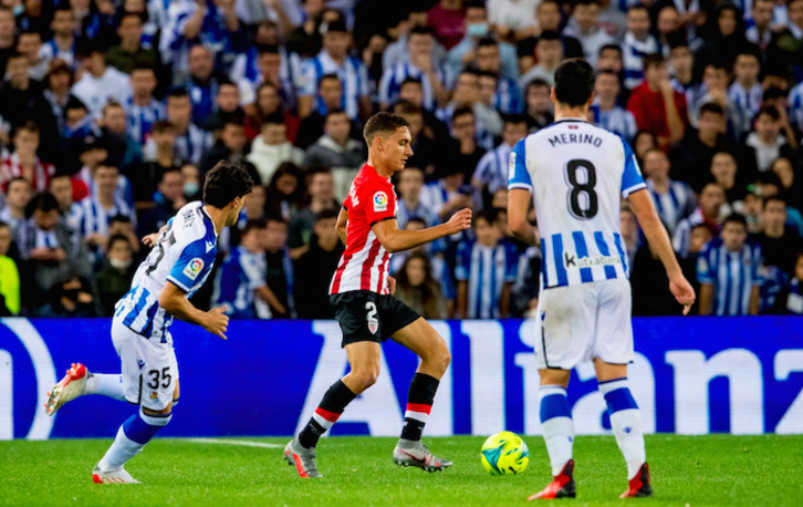 Petxarroman debutó en Anoeta en Primera. (@alexpetxa)