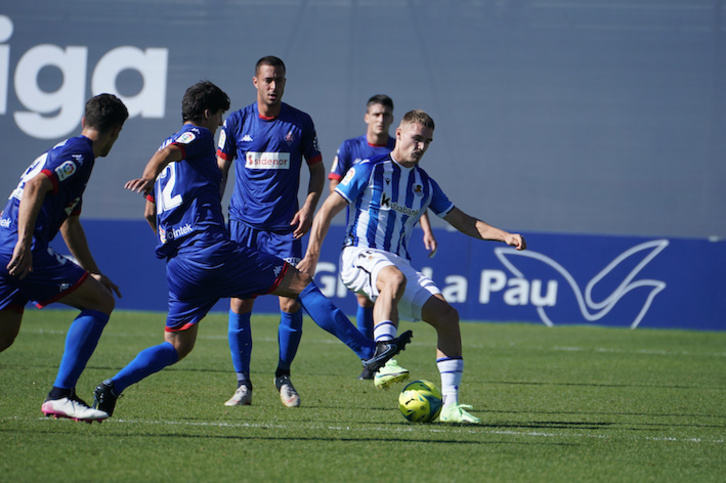 Emaitza onak lortzen ari da Sanse etxetik kanpo. (Aritz LOIOLA/FOKU)