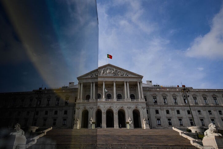 El Parlamento portugués, en Lisboa. (Patricia DE MELO MOREIRA/AFP)