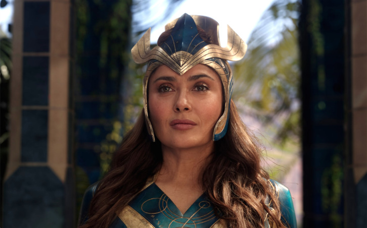 Salma Hayek es Ajak, según un discutible diseño de personajes. (NAIZ)