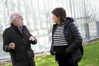 Marisol Saiz-Aja y Félix ZABALZA. (Iñigo URIZ/FOKU)