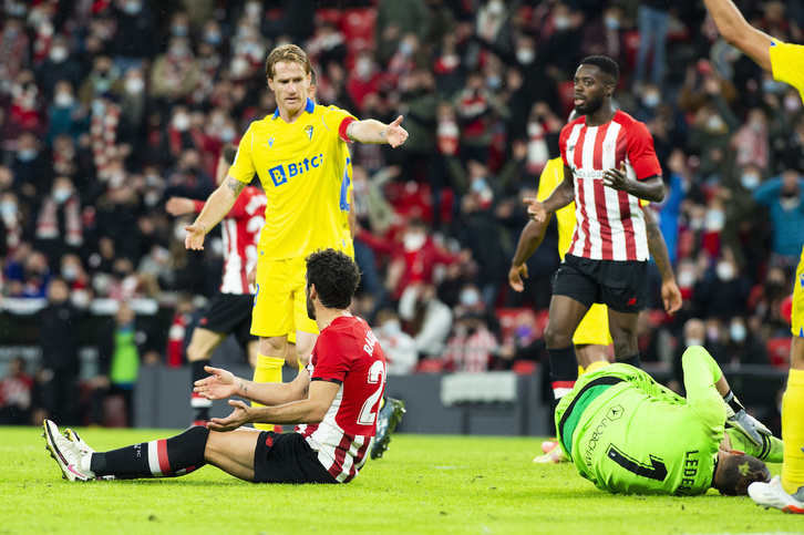 El Athletic ha caído por deméritos propios ante el Cádiz. (Monika DEL VALLE / FOKU)