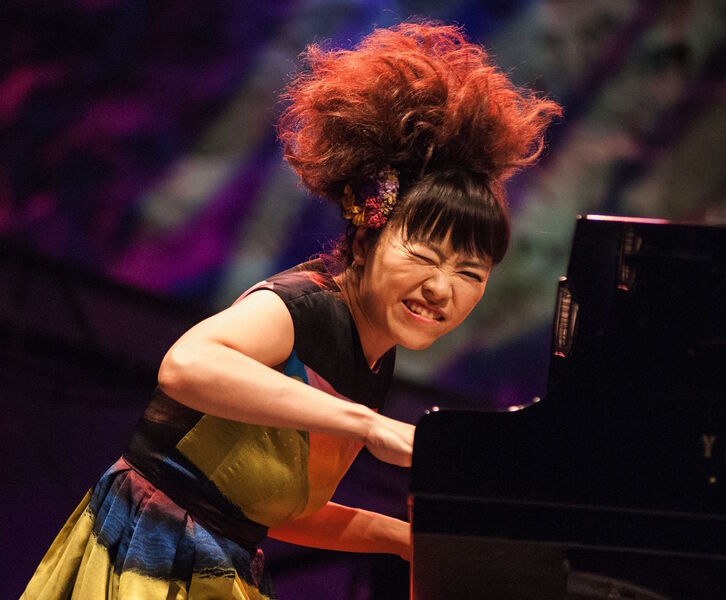 Hiromi pianojole japoniar aparta, dagoeneko konfirmatuta dauden izenen artean dago. (Pedro PARRAGA/JAZZALDIA)