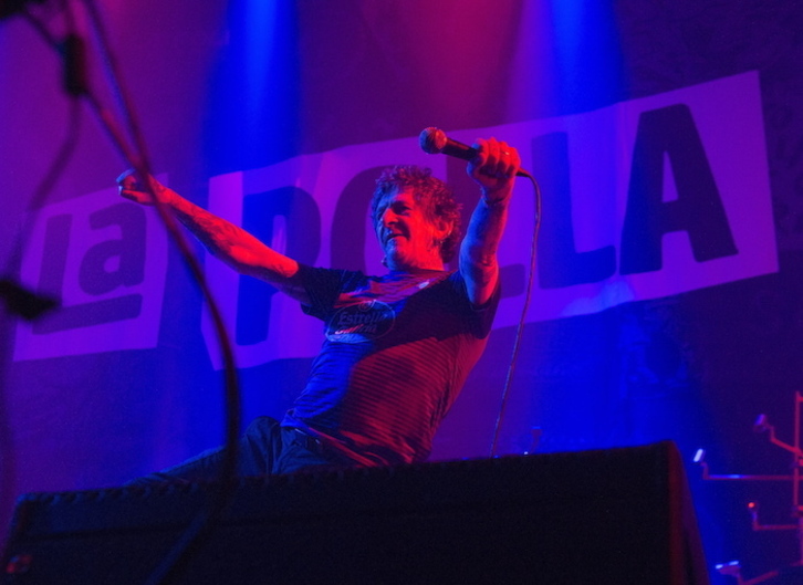 Evaristo Páramos, durante la gira de 2019. (Luis JAUREGIALTZO/FOKU)