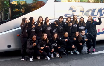 Bera Berako jokalariak Galiziarantz abiatu dira astearte honetan. (NAIZ)