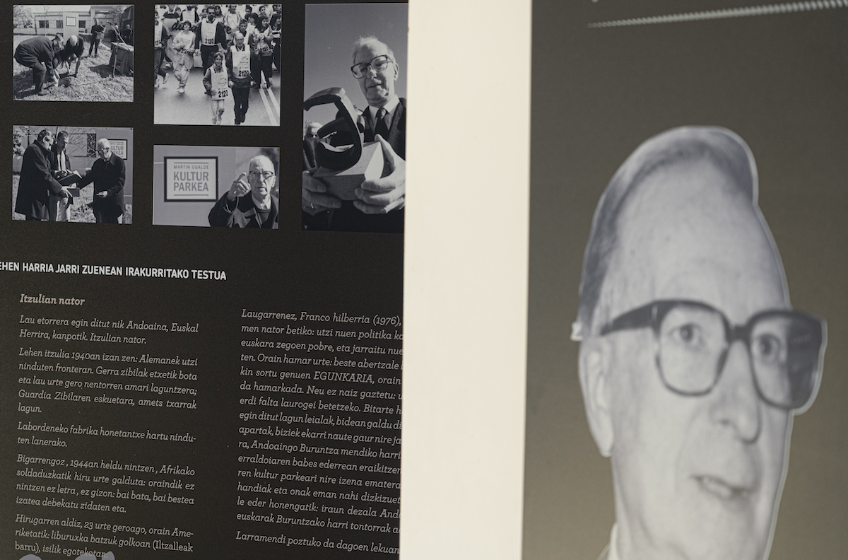 Martin Ugalderi buruzko erakusketa, Hondarribian. (Jagoba MANTEROLA/FOKU)