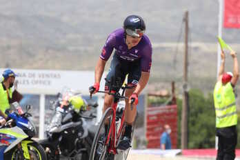 Carlos Canal, en el campeonato estatal contrarreloj. (FUNDACIÓN EUSKADI)