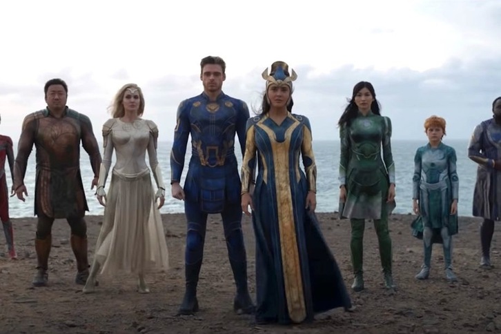 ‘Eternals˝, uno de los estrenos que, pese a las malas críticas, llena las salas. (DISNEY)