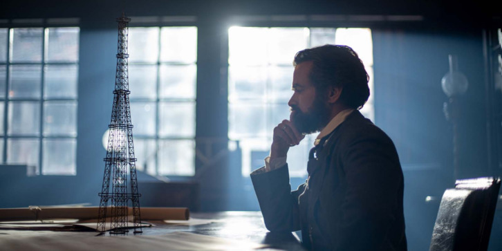 Romain Duris enarna al arquitecto Gustave Eiffel en su gran obra. (NAIZ)